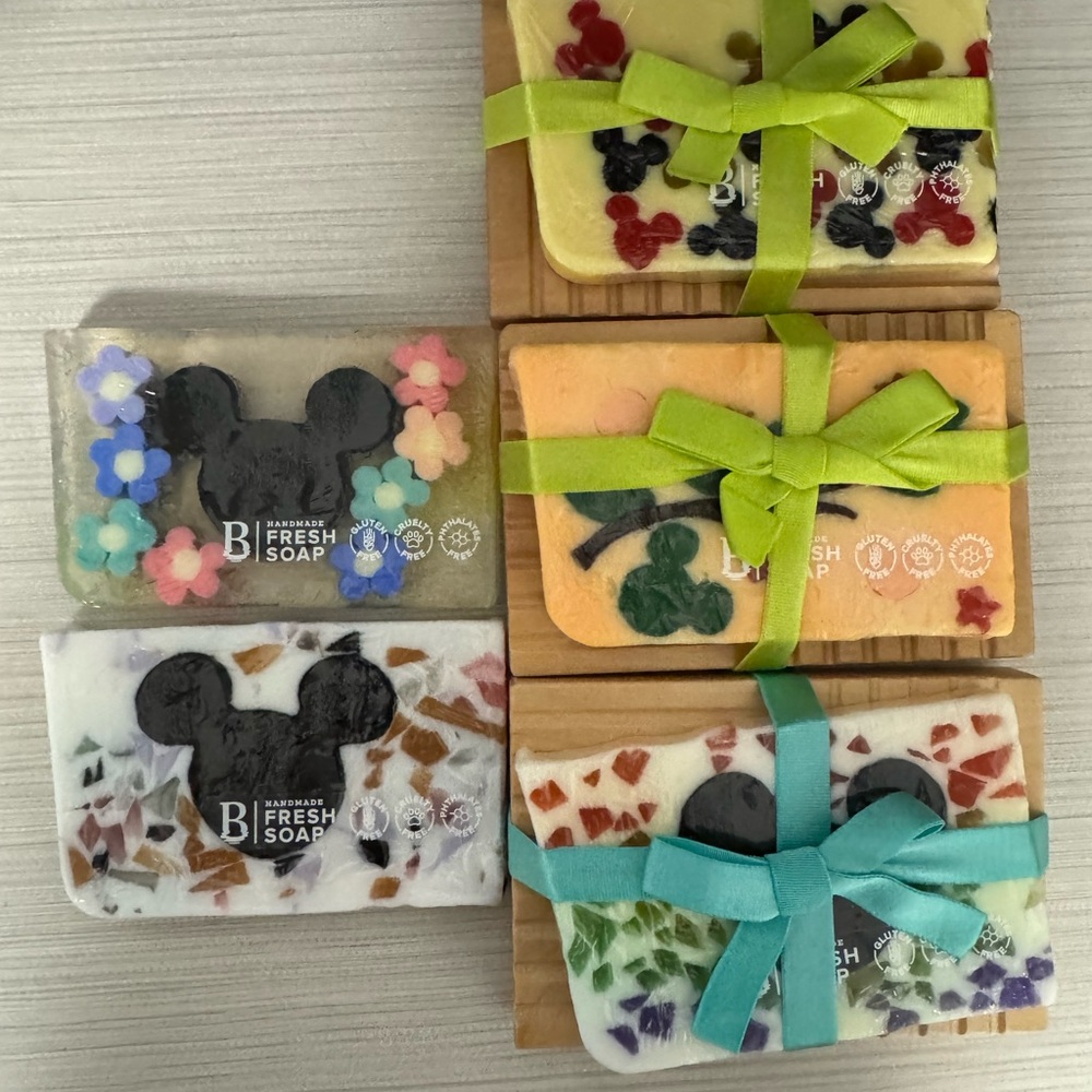 Basin Colorful Bath Handmade Soap Set from Disneyworld